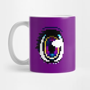 BRIGHT PIXEL ANIME EYE Mug